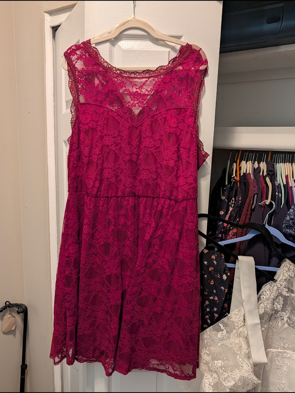 Women's Lace Fit & Flare Dress Size 3x